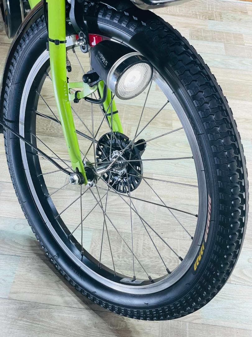 低価格 No１モデル グリーン系 ヤマハ 子供乗せ電動アシスト自転車 H2779