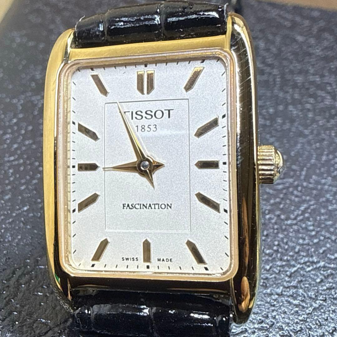腕時計 TISSOT ティソ FASCINATION T815 スクエア 2針