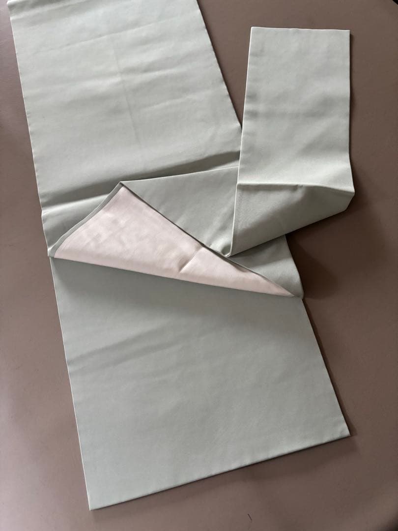 正絹 塩瀬地 暈し染め 刺繍 桜 六角文様 九寸名古屋帯