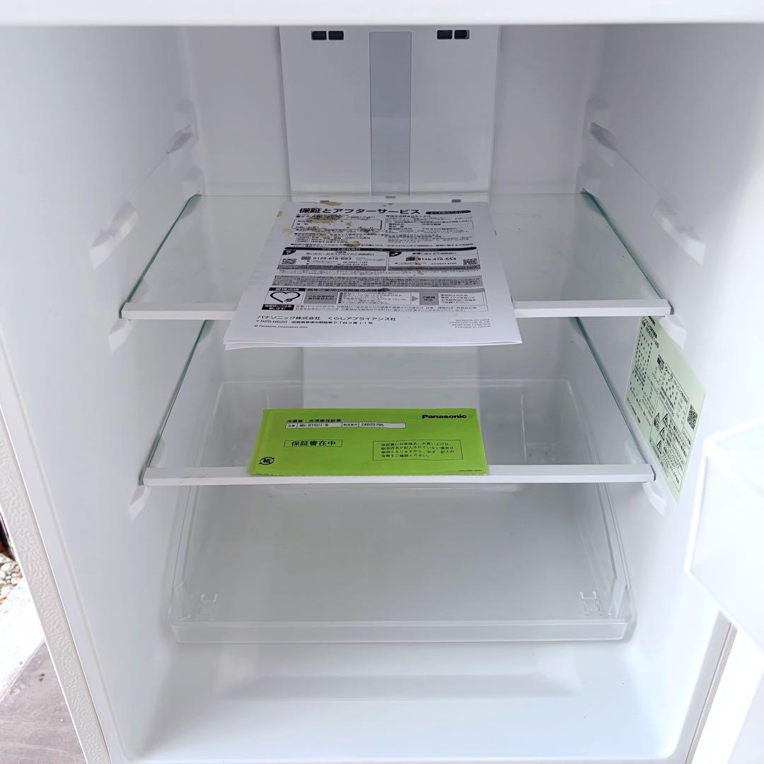 運搬取付無料！ホワイト純正パナソニックフラットデザイン2ドア冷蔵庫！完動超美品！