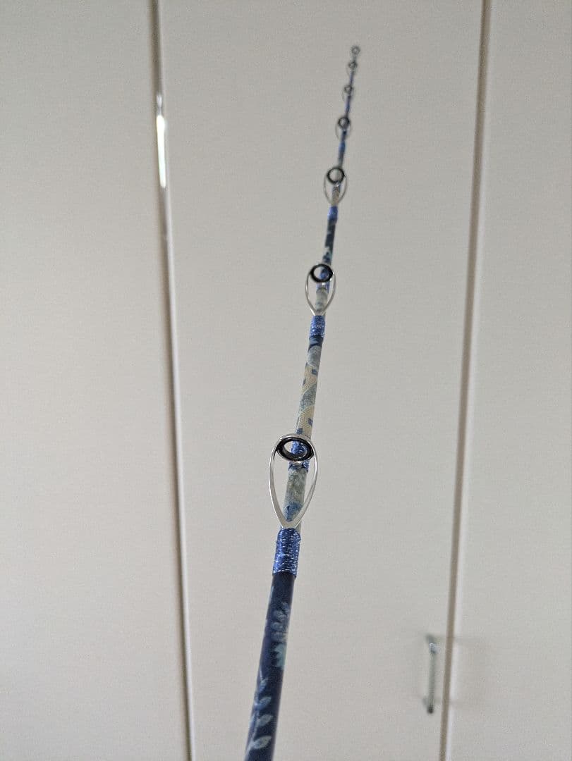 伊勢海老竿　穴釣り　テトラ釣り　布袋竹　和紙　　ハンドメイド