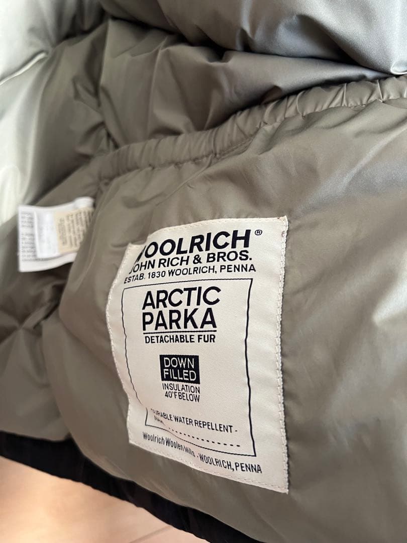 美品 破格 WOOLRICH アークティックパーカー BEAMS カモフラージュ