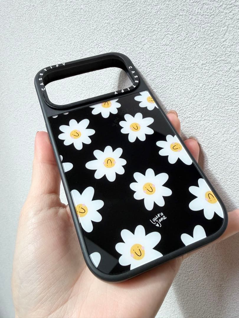 iPhone17Pro Casetify iPhone用ケース 白い花柄