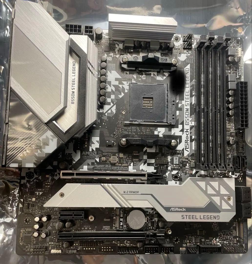 ぺ*き様 ASRock B550M STEEL LEGEND AM4 マザーボー