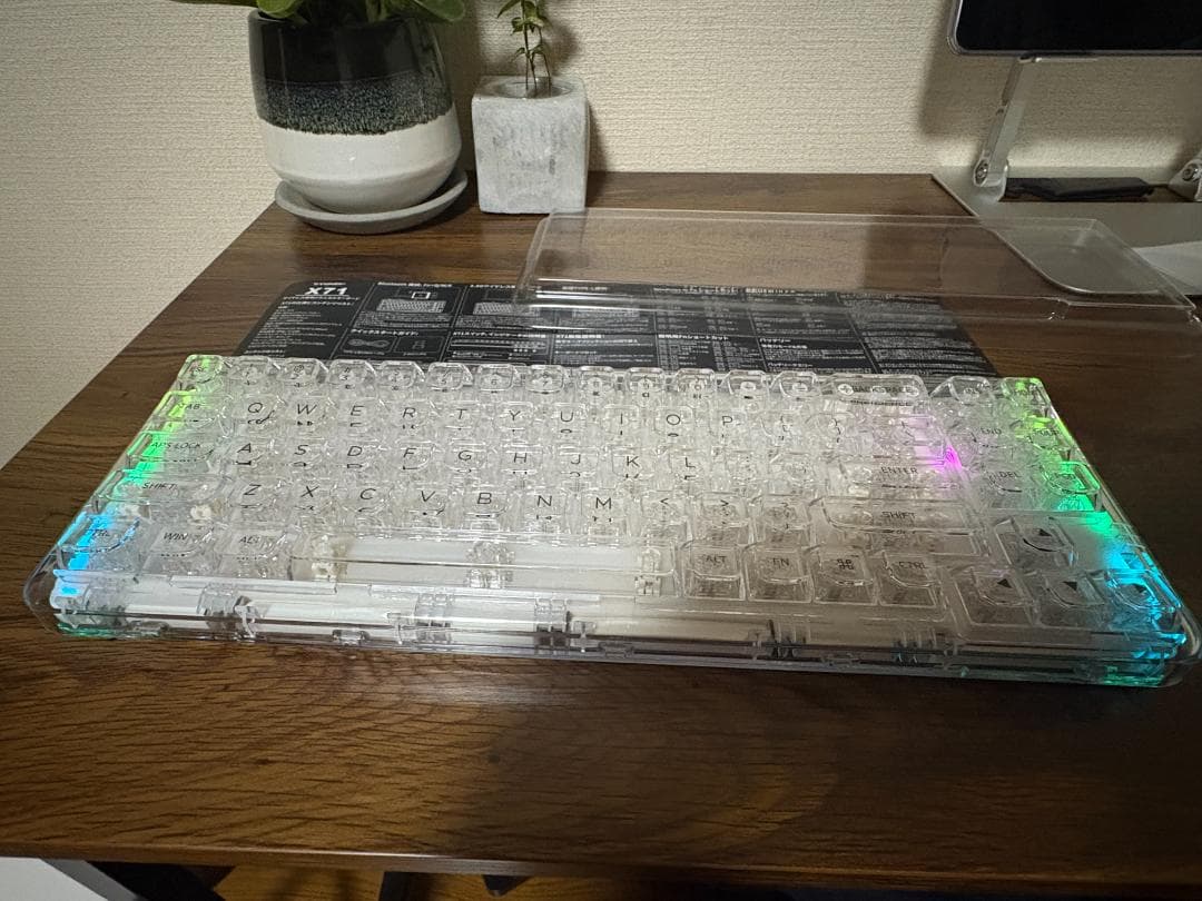 YUNZII X71 メカニカルゲーミングキーボード　ホワイト