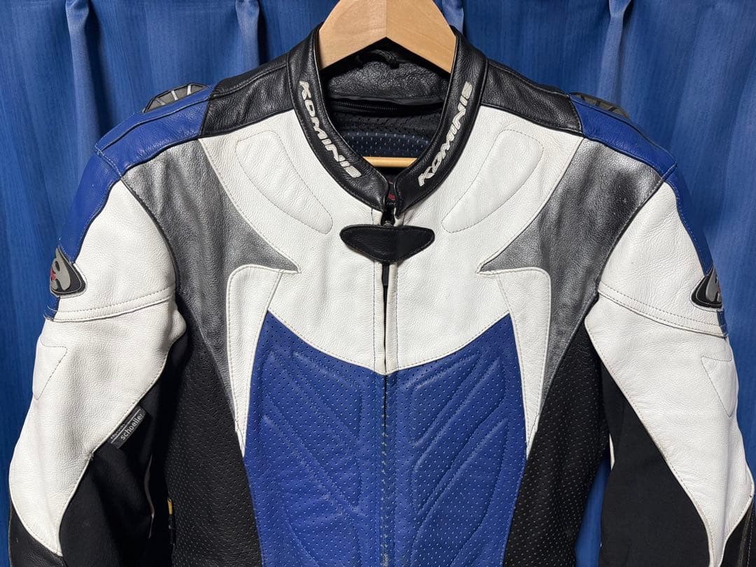 KOMINE MFJ公認 セパレート レザー レーシングスーツ 革ツナギ L