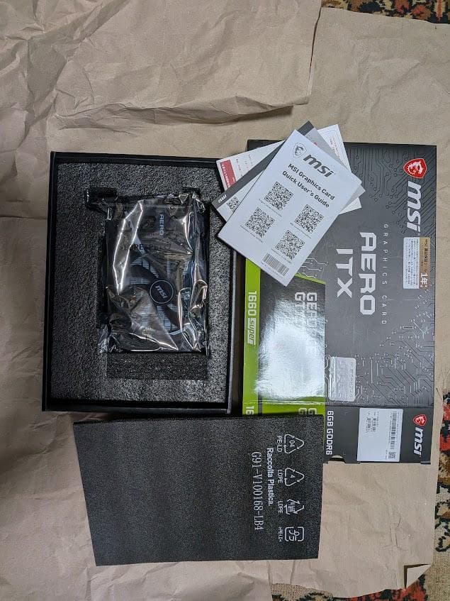 グラフィックボード・グラボ・ビデオカード NVIDIA MSI GeForce GTX1660Super