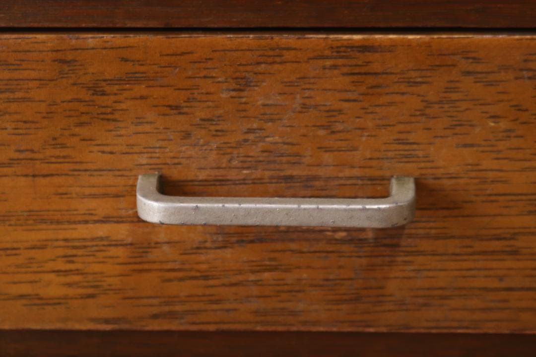 レトロ 卓上 小引き出し 抽斗 5杯 小物入れ レターケース B5 ラワン材