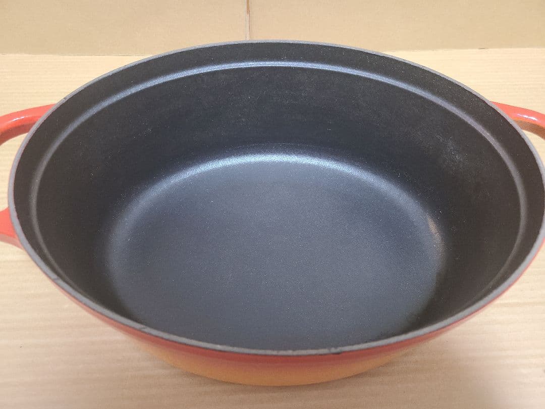 希少 STAUB ストウブ ピコ ココット オーバル 29cm オレンジ グラデ