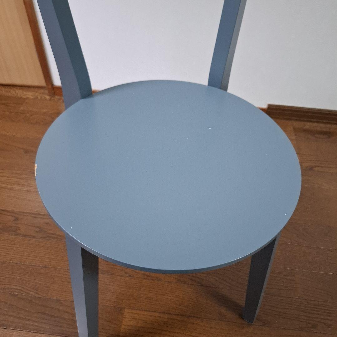 FIS 藤栄 ホアチェア ダイニングチェア 北欧風 パープルグレー 廃盤カラー