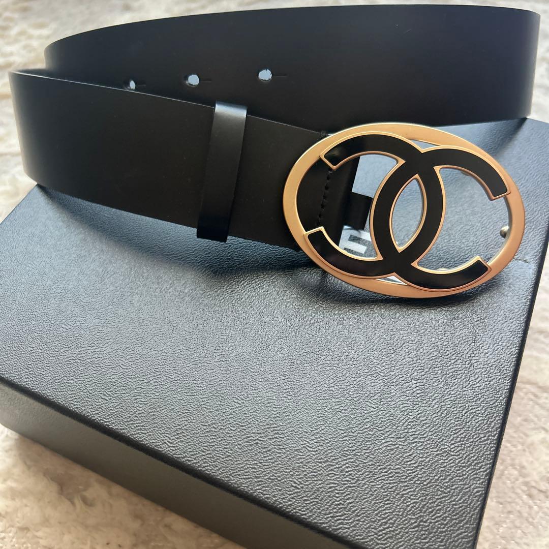シャネル　ロゴ　ベルト