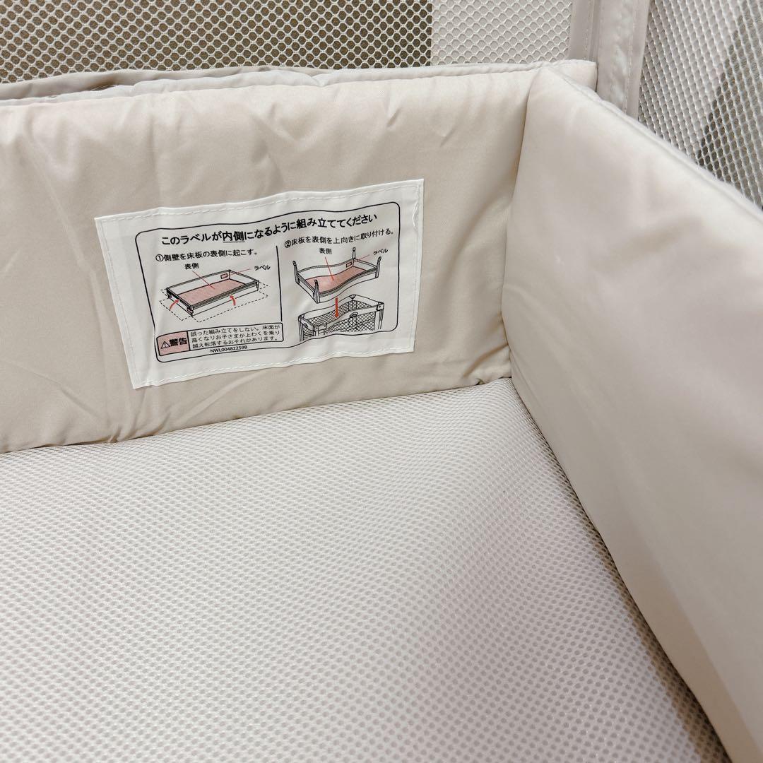 【美品】Aprica アップリカ ココネルエアー ベビーベッド 折りたたみ