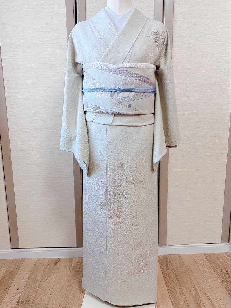 美品　訪問着　フルセット 裄67 スワトウ　卒業式　入学式　結婚式　M S 袋帯