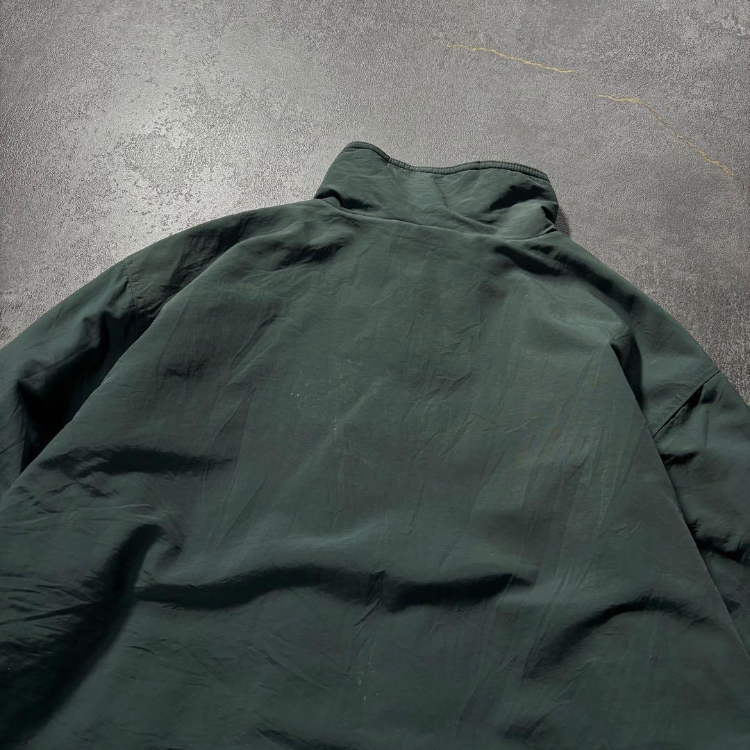 L.L.Bean エルエルビーンウォームアップジャケットグリーンフリース古着XL