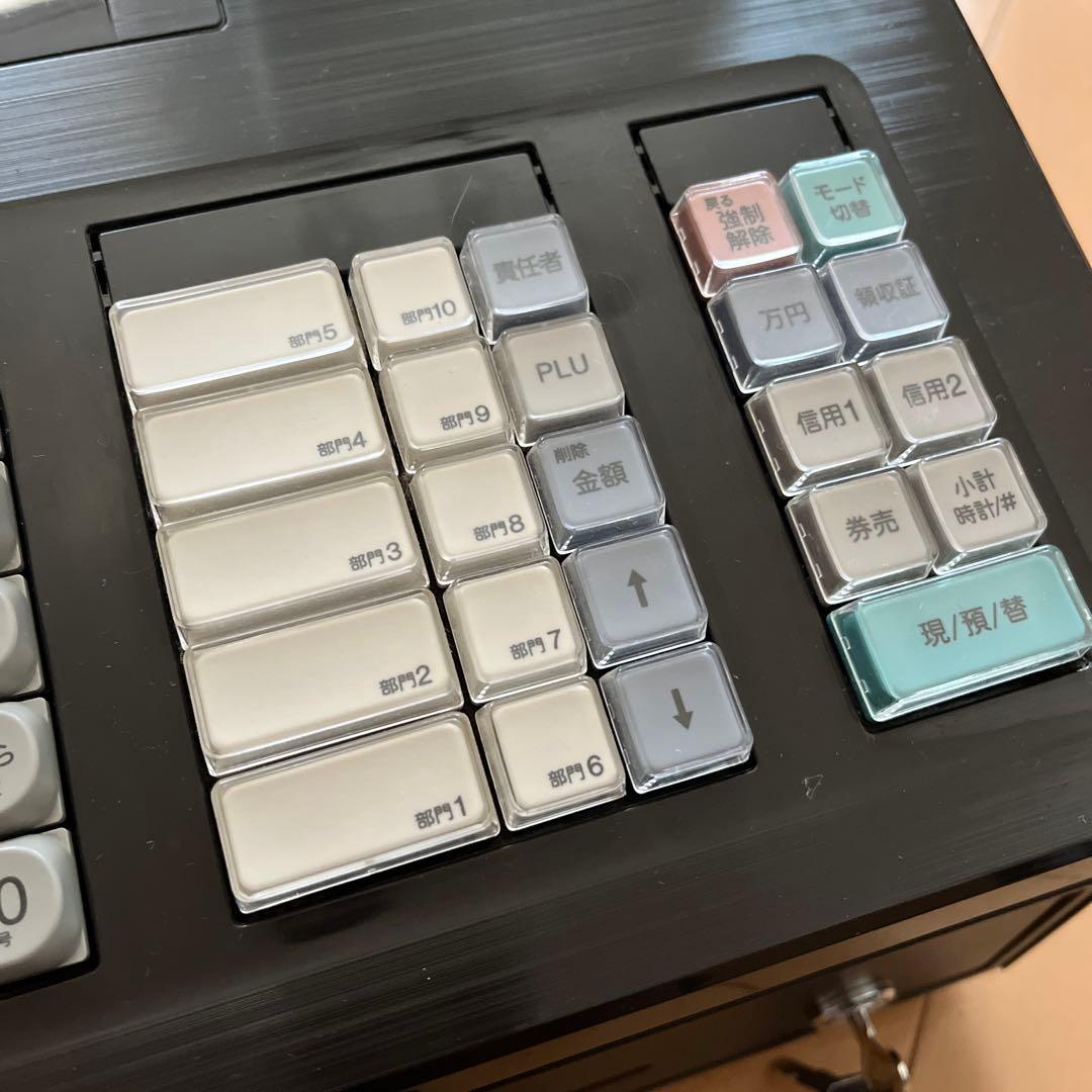 SHARP XE-A207B レジスター ブラック