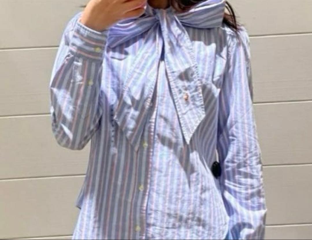 POLO RALPH LAUREN(ポロラルフローレン)：ボウタイ　リボンシャツ