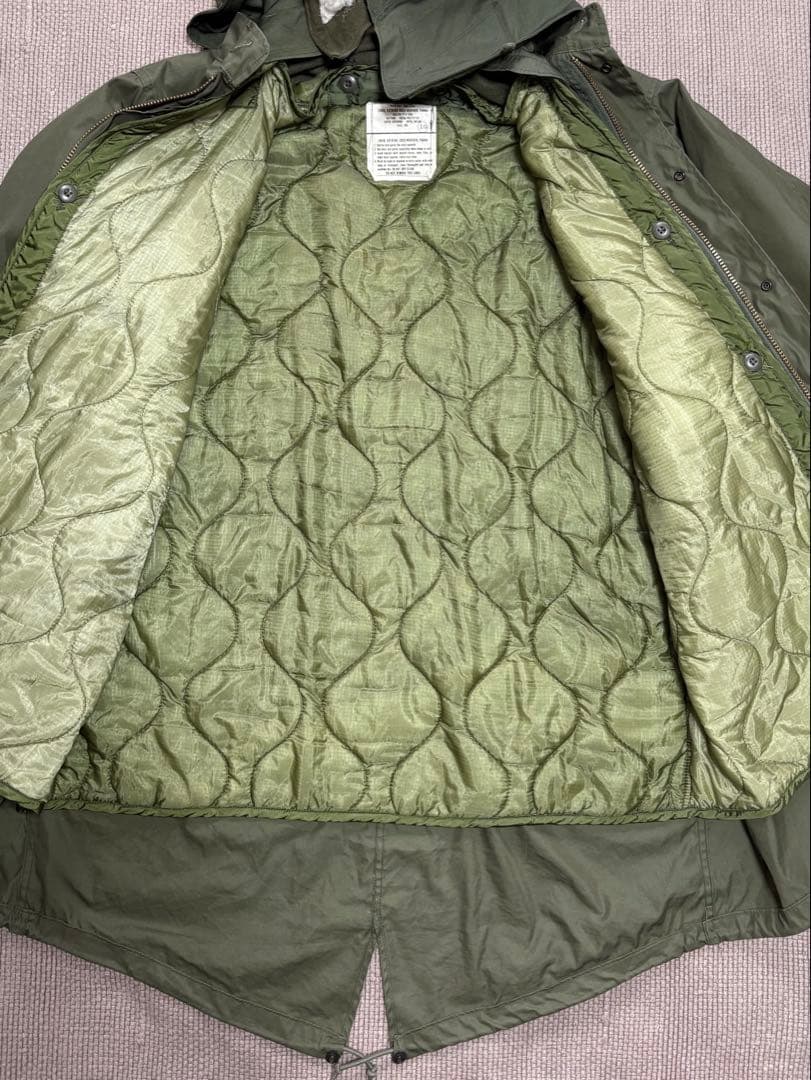 ★希少！Sサイズ★ 米軍実物 M-65フィッシュテールパーカー フルセット