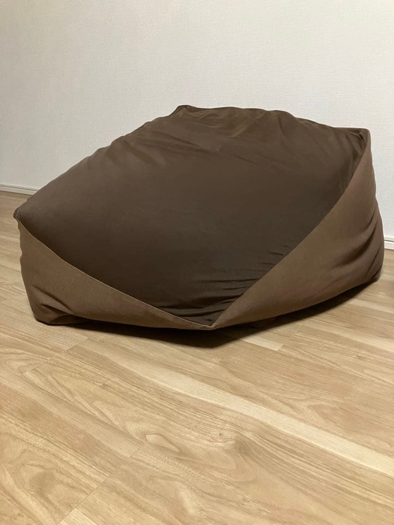 ヒトをダメにするソファー　ブラウン ビーズクッション