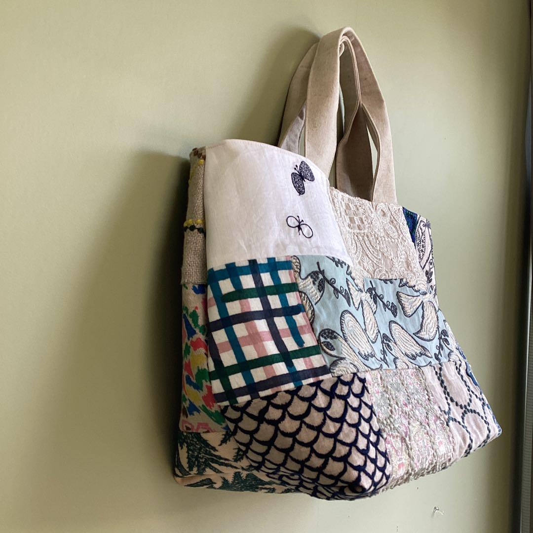 専用です！ミナペルホネン パッチワーク トートバッグハンドメイド