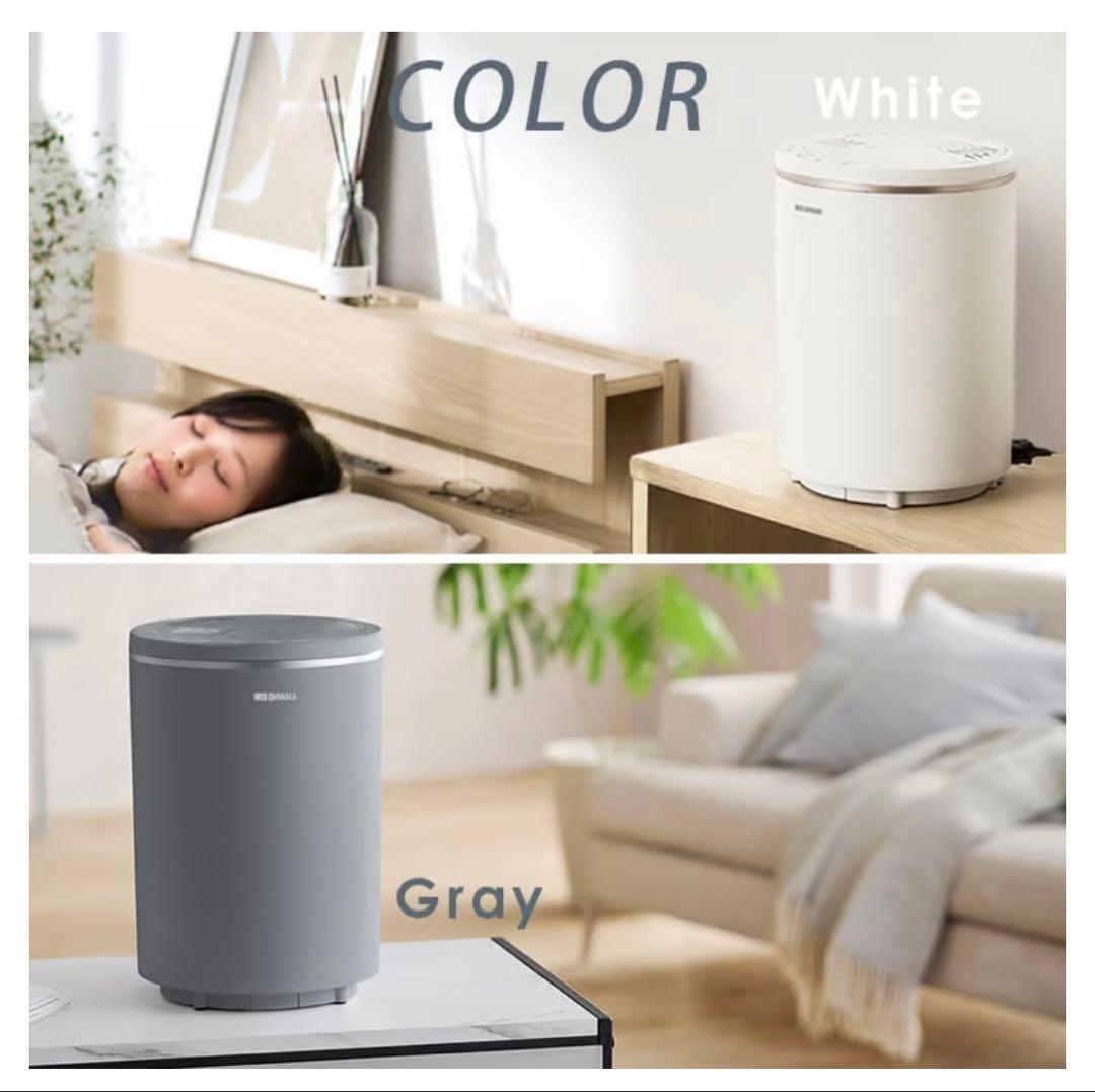 IRIS OHYAMA スチーム加湿器 AHM-MHU40A-W ホワイト