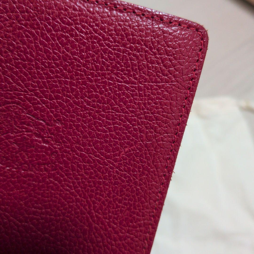 イルビゾンテ パスポートケース　レッド