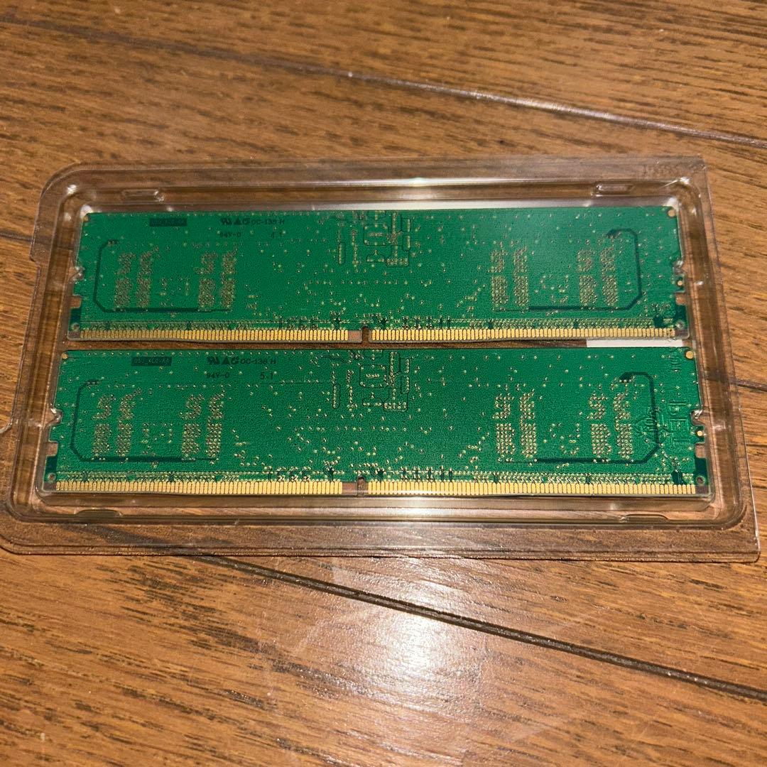 BUFFALO D5U48A-X8HMJ PC5-4800B 8GB 2個セット