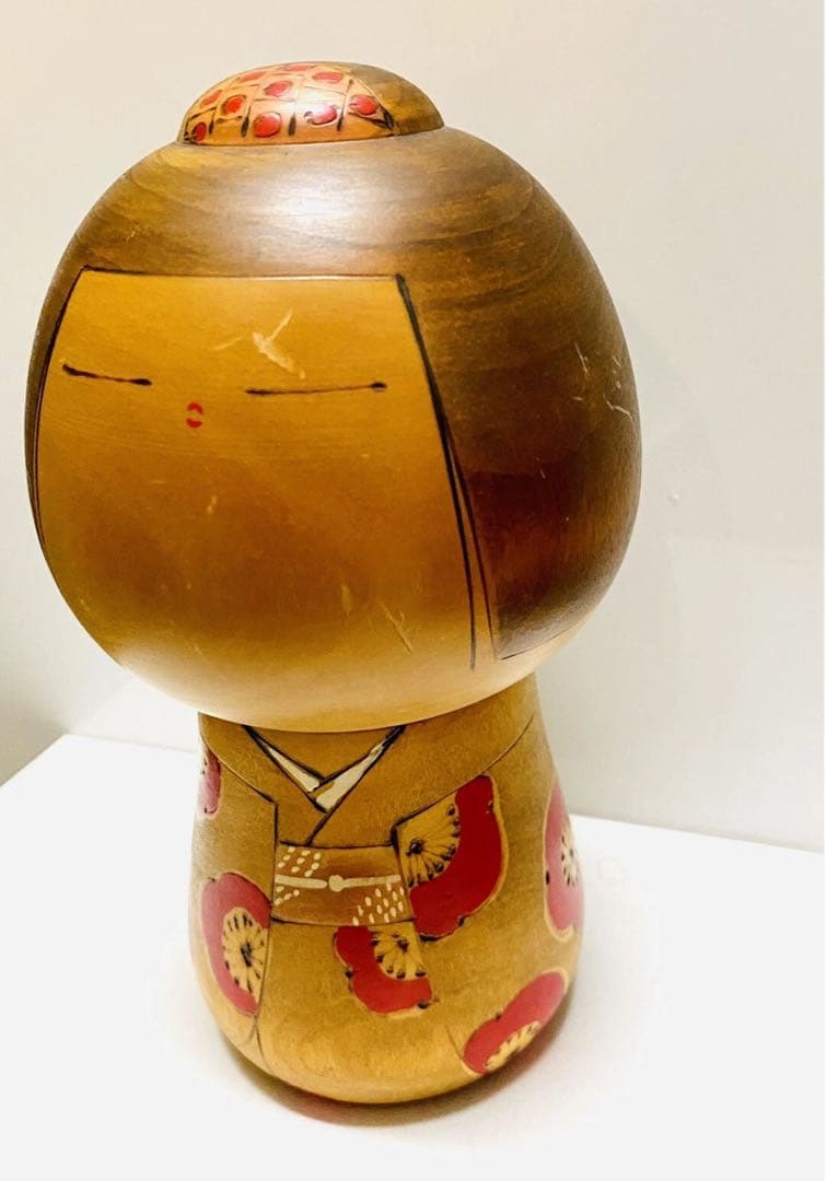 中古　こけし　人形　日本　木製　東亜　コレクション　アンティーク　美術品 Q