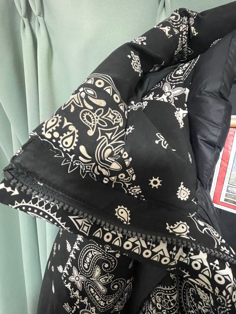 ファーストダウン×フリークスストア ペイズリー柄ダウンジャケットm