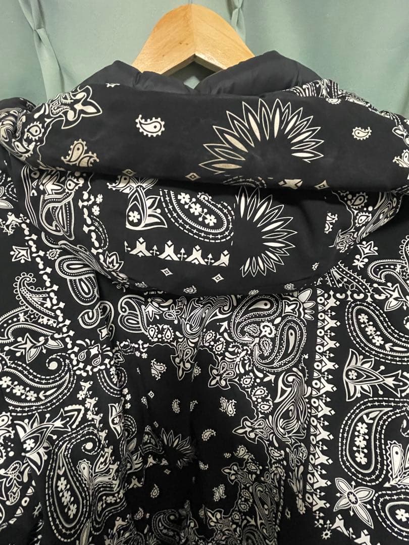 ファーストダウン×フリークスストア ペイズリー柄ダウンジャケットm