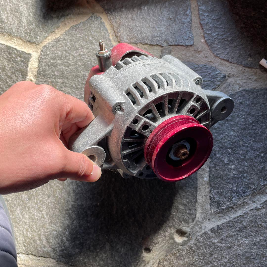 F6A 強化オルタネーター　使用頻度6ヶ月程　取り外し後　室内保管　中古品