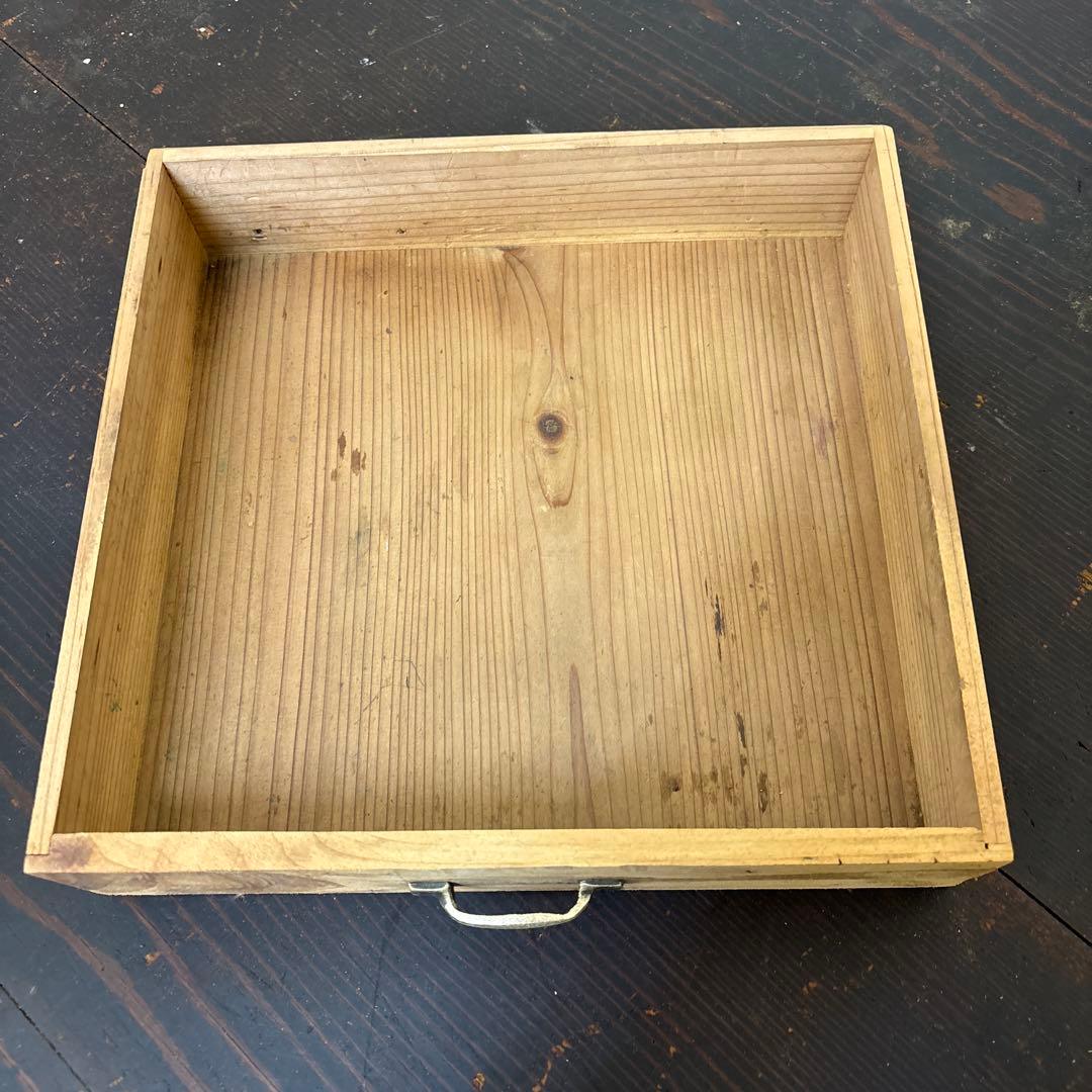 レトロ　木製5段引き出し収納 無垢材／アンティーク　古道具
