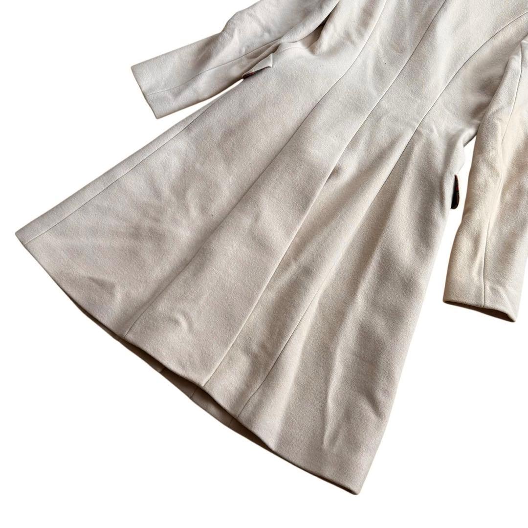 ヴィヴィアンウエストウッド ウールコート オーブ アンゴラ ベージュ サイズ2