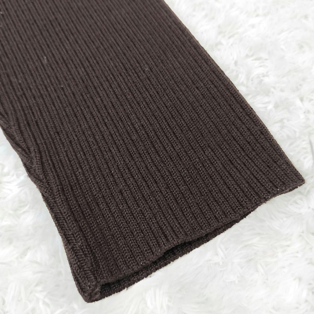 バーバリー ブラックレーベル ジップアップ　ニット ノバチェック ブラウン