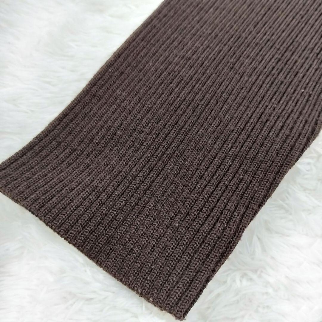 バーバリー ブラックレーベル ジップアップ　ニット ノバチェック ブラウン