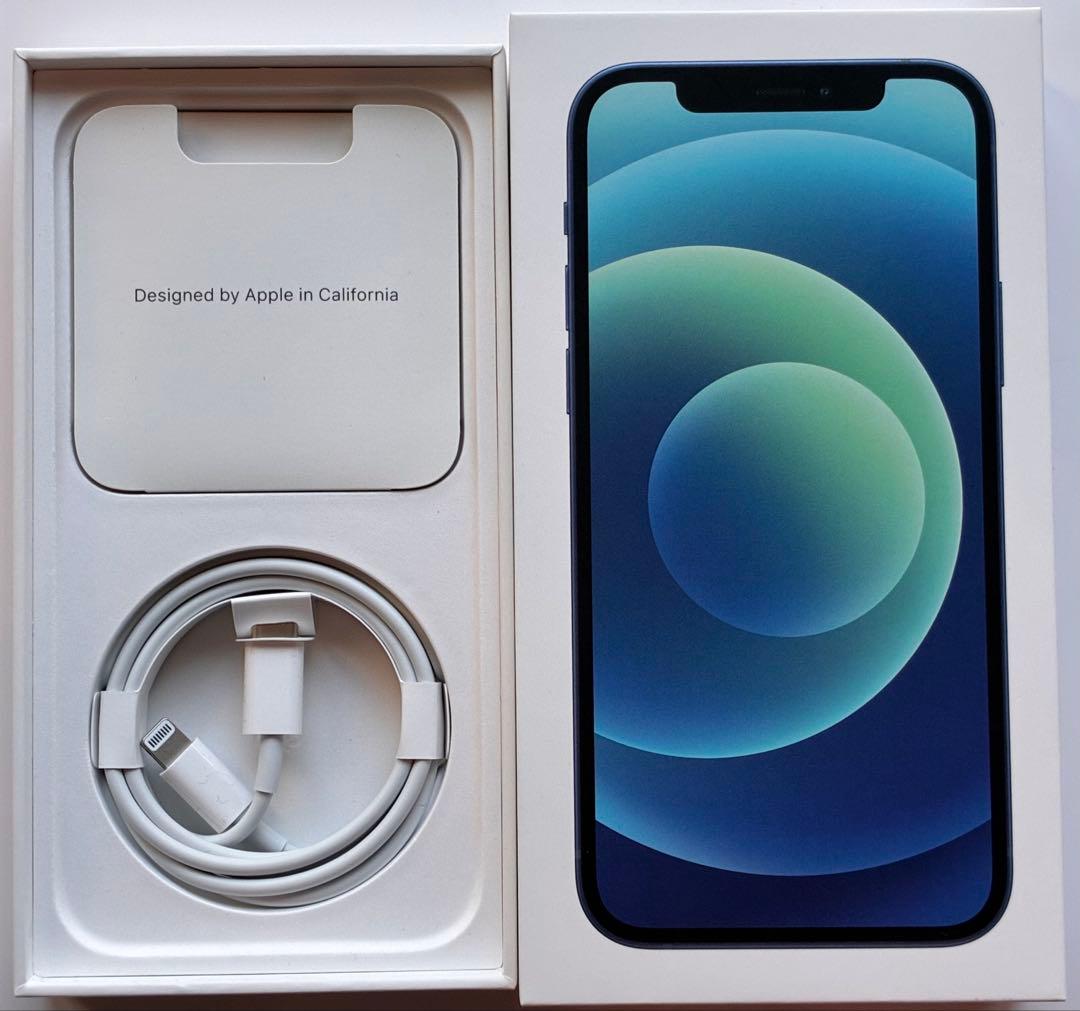 【美品】Apple iPhone 12 64GB Blue