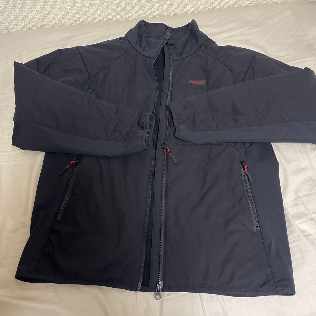 BRIEFING ブラックジャケット 中綿入りXL美品‼️