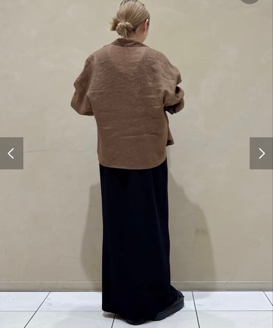 2025ss Plage RAMIE LYOCELL CROPPED シャツ