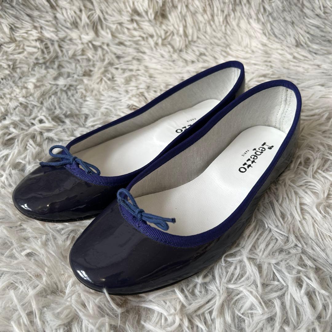 【美品】repetto Cendrillon バレエシューズ パープル 38