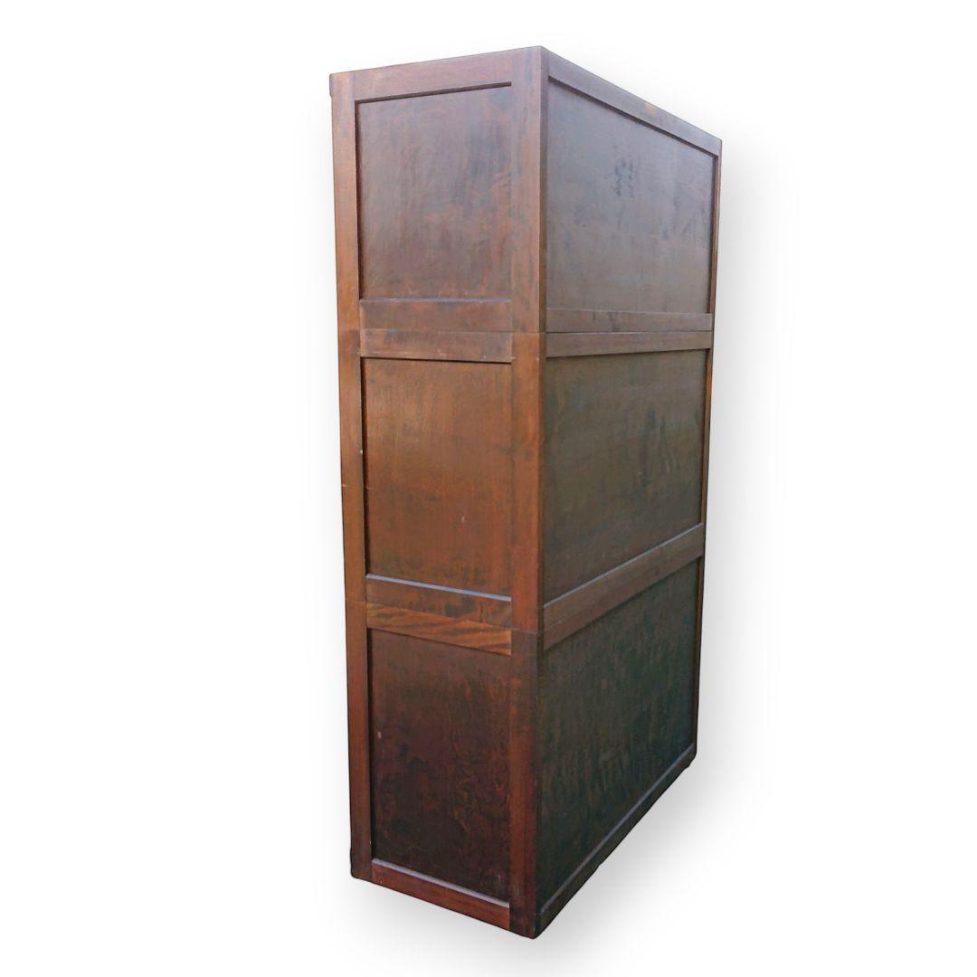 引取限定 松本民芸家具　7段9杯チェスト ミズメ桜 無垢材 3分割 整理箪笥