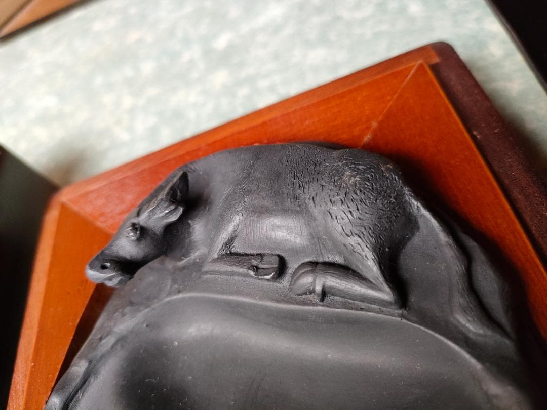 台湾土産  硯 水牛 中国土産