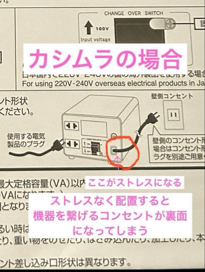 変圧器　1000VA 100V 220〜240V デジタルボクサー　城下工業