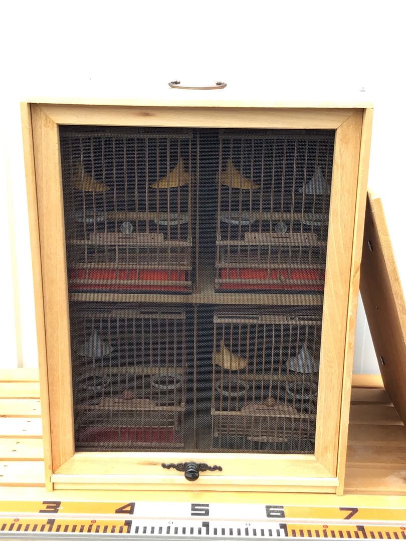 メジロ籠 4個 & 寝かせ箱 セット 美品 送料込み