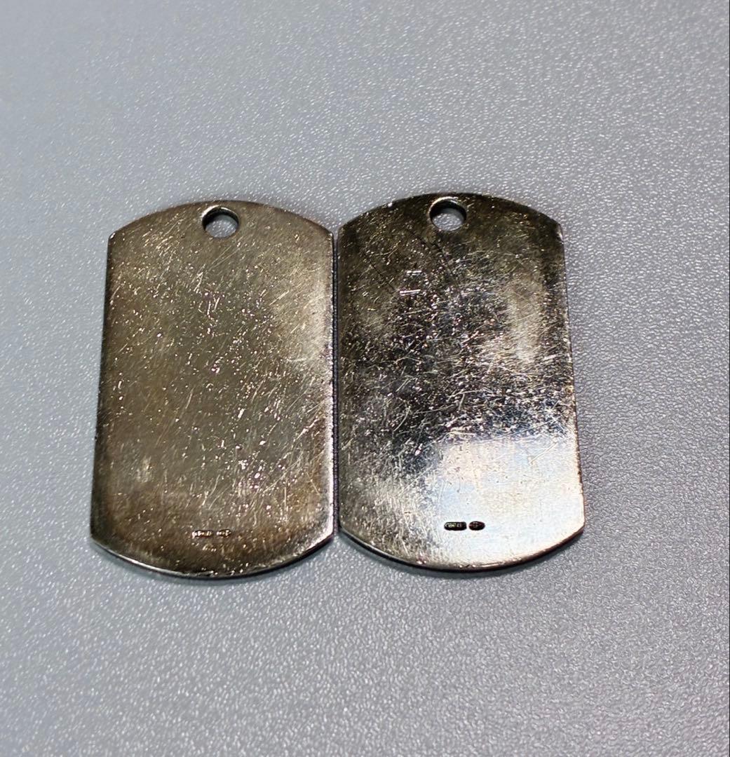 ☆GUCCI グッチ ドッグタグ 2枚セット SV925 43g 現状品☆