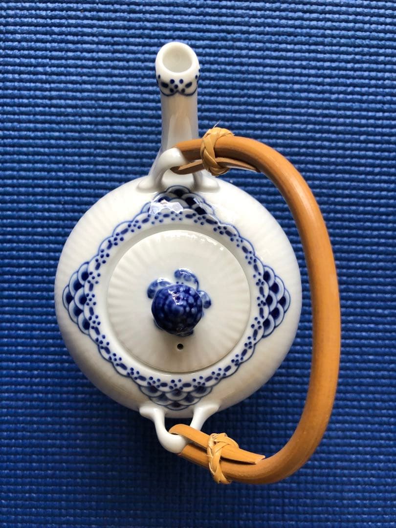 【未使用・箱付き】ロイヤルコペンハーゲン プリンセス 急須と湯呑みセット