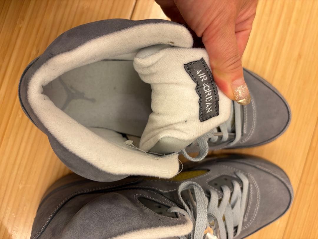 未使用　エアジョーダン 5 レトロ　グレー　 サイズ28cm