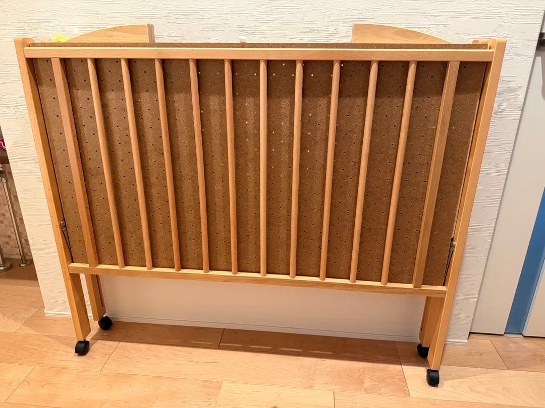 ワンタッチハイベッド パル 石崎家具 日本製 ベビーベッド