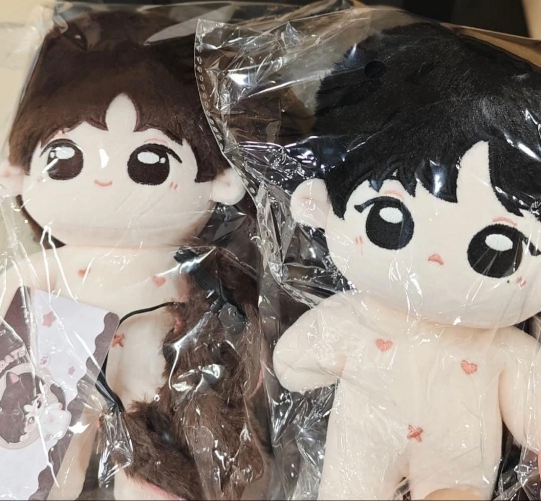 黄星 邱鼎杰 垂涎 20cmぬいぐるみペアセット 確認用1