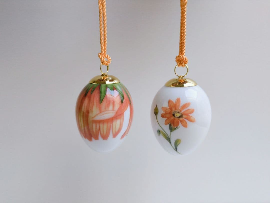 ロイヤルコペンハーゲン　イースターエッグ　オーナメント　マリーゴールド&ペタル