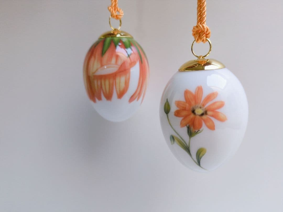 ロイヤルコペンハーゲン　イースターエッグ　オーナメント　マリーゴールド&ペタル