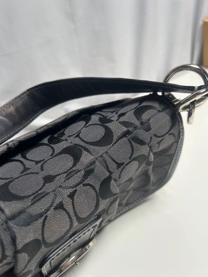 【#nr/11.3/12】コーチソーホーシグネチャーフラップホーボー　coach